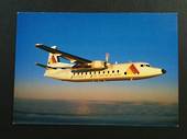 Modern Coloured Postcard of Jersey European Airways Fokker F-27. - 40964 - Postcard