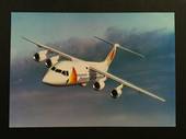 Modern Coloured Postcard of Jersey European Airways Bae 146-300 series. - 40965 - Postcard