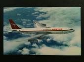 Coloured postcard of Qantas Boeing 707. - 41008 - Postcard