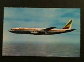 Coloured postcard of Eithiopian Airlines Boeing 707. - 41060 - Postcard