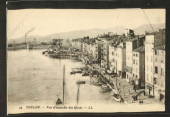 FRANCE Carte Postale Toulon Waterfront scene. Lots of boats. - 41262 - Postcard