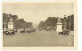 FRANCE Carte Postale Three nice postcards including nice view of the Champs-Elysees with several vehicles. - 41325 - Postcard