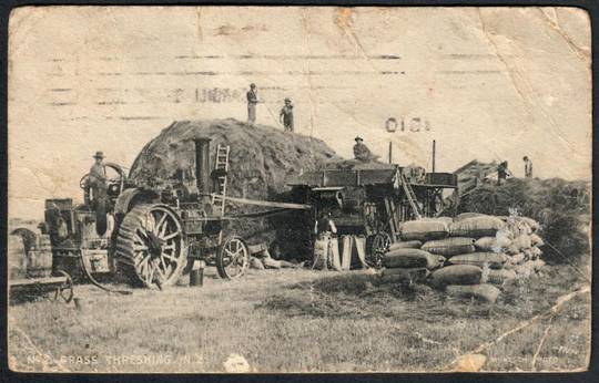 HAYMAKING New Zealand Great card Poor condition. - 41443 - Postcard