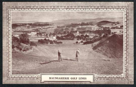 MAUNGAKIEKIE Golf Links Real Photograph by Whitcomb and Tombs. - 41452 - Postcard