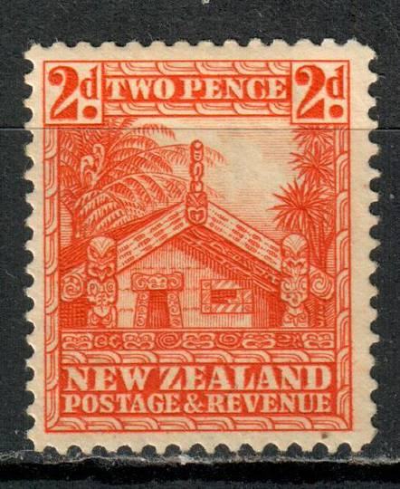 NEW ZEALAND 1935 Pictorial 2d Orange. Multiple watermark. Perf 14x15. - 4159 - Mint