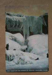 Postcard of the Cave of the Winds Niagra Falls in winter. - 41844 - Postcard