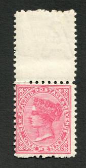 NEW ZEALAND 1882 Second Sideface 1d Rose. Rotary Perf 10x11. - 4210 - UHM