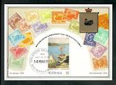 AUSTRALIA 1979 Reproduction of coloured postcard featuring the stamps of Western Australia. - 42104 - Postcard