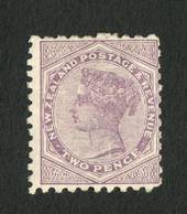 NEW ZEALAND 1882 Second Sideface 2d Purple.  Rotary Perf 10x11. - 4211 - Mint