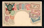 FRANCE Coloured postcard featuring the stamps of France. - 42120 - Postcard