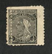 NEW ZEALAND 1882 Second Sideface ½d Black. Rotary Perf 11. Double perfs. - 4213 - Mint