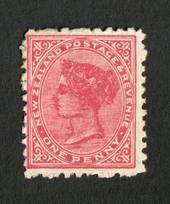 NEW ZEALAND 1882 Second Sideface 1d Deep Carmine. Rotary Perf 11. - 4216 - MNG