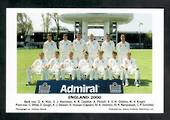 Coloured postcard of England Team 2000. - 42563 - Postcard