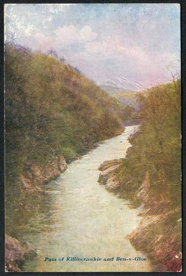 PASS of Killiiecrankie and Ben-y-Gloe. Art Card. - 42584 - Postcard