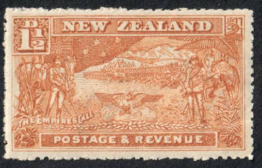 NEW ZEALAND 1898 Pictorial 1½d Boer War. Fine claen copy. - 4261 - Mint