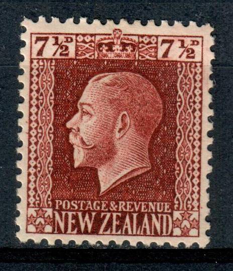 NEW ZEALAND 1915 Geo 5th Definitive 7½d Brown. - 4302 - Mint