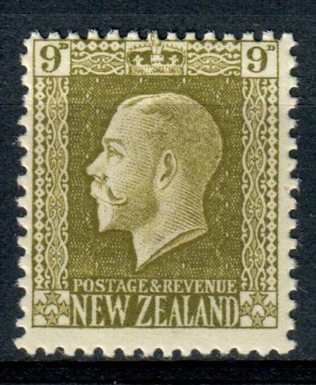 NEW ZEALAND 1915 Geo 5th Definitive 9d Olive. - 4304 - LHM