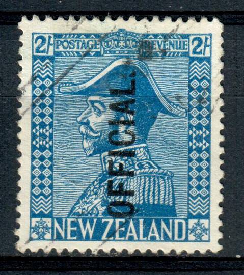 NEW ZEALAND 1915 Geo 5th Admiral Official 2/* Dark Blue. - 4305 - FU