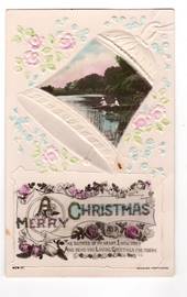Embossed Coloured postcard. A Merry Christmas. - 43335 - Postcard