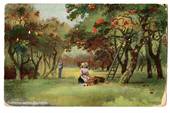 Art card. Gatheing apples. Cuckfield. Two bad corners two dull. - 43760 - Postcard