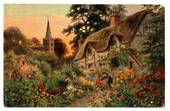 Tuck art card. A Cottage Garden. - 43780 - Postcard