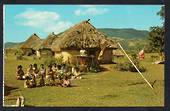 Coloured postcard of Fijian Village Nadi. - 43815 - Postcard
