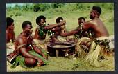 FIJI Coloured postcard of Yanqona Ceremony. - 43838 - Postcard