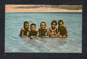 FIJI Coloured postcard of Children. - 43848 - Postcard