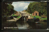 Modern Coloured Postcard of Bingley Five Rise on the Leeds and Liverpool Canal. - 440006 - Postcard
