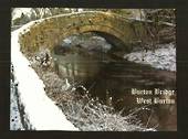Modern Coloured Postcard of Burton Bridge West Burton Yorkshire Dales. - 440035 - Postcard