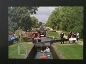 Modern Coloured Postcard of Lapworth Flight Stratford on Avon Canal. - 440044 - Postcard