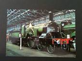 Modern Coloured Postcard of Stirling 4-2-2 . - 440055 - Postcard