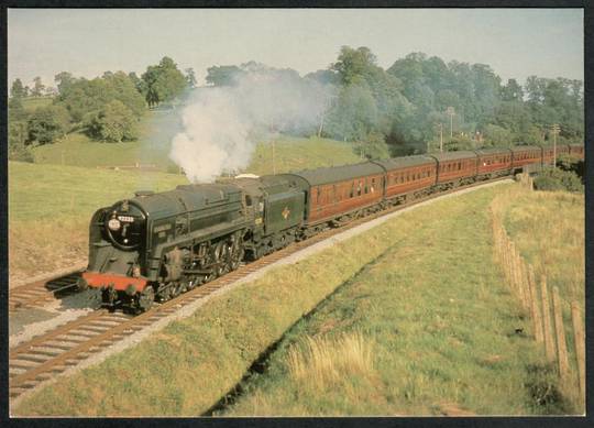 BR Riddles Class 9F 2-10-0 Evening Star  Modern Coloured Postcard. - 440594 - Postcard