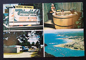 Modern Coloured Postcard by Logan of Pinefield Holiday Park Whangamata. - 442163 - Postcard