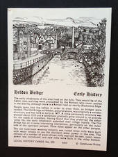 Local History Card of Hebden Bridge. - 442529 - Postcard