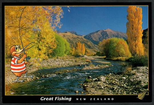 GReat Fishing New Zealand Modern Coloured Postcard. - 443350 - Postcard