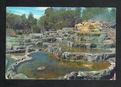 Modern Coloured Postcard by Gladys Goodall of the thermal terraces opposite the gardens in Rotorua. - 444032 - Postcard