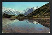 Modern Coloured Postcard by Gladys Goodall of Mt Cook and Mt Wakefield from Lake Sebastopol. - 444039 - Postcard