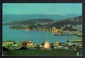 Modern Coloured Postcard by Gladys Goodall of Wellington Harbour at night. - 444111 - Postcard
