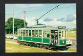 NEW ZEALAND Modern Coloured Postcard of Auckland Brush Electric Tram 11 at MOTAT. - 444124 - Postcard