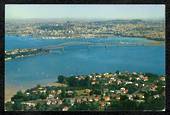 Modern Coloured Postcard by Gladys Goodall of Auckland Harbour Bridge. - 444137 - Postcard