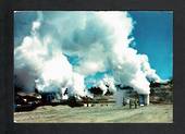 Modern Coloured Postcard by Gladys Goodall of the Steam Bores at Wairakei. - 444146 - Postcard