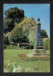 Modern Coloured Postcard by Gladys Goodall of the three memorials Whakatane. - 444188 - Postcard