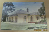 Modern Coloured Postcard by Gladys Goodall of the Treaty House Waitangi. - 444206 - Postcard