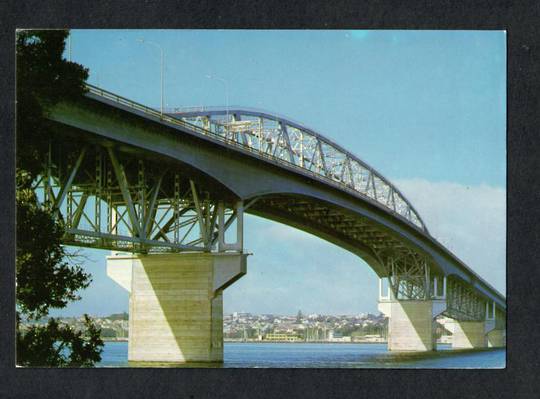 Modern Coloured Postcard by Gladys Goodall of Auckland Harbour Bridge. - 444293 - Postcard