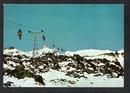 Modern Coloured Postcard by Gladys Goodall of the Garden Chairlift Mt Ruapehu. - 444322 - Postcard