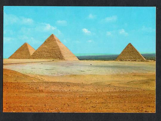 Modern Coloured Postcard of the Pyramids. - 444379 - Postcard