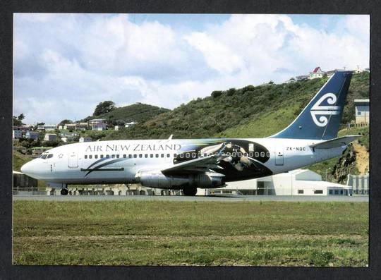 Modern Coloured Postcard of the Air NZ Rugby B737-219C. - 444382 - Postcard