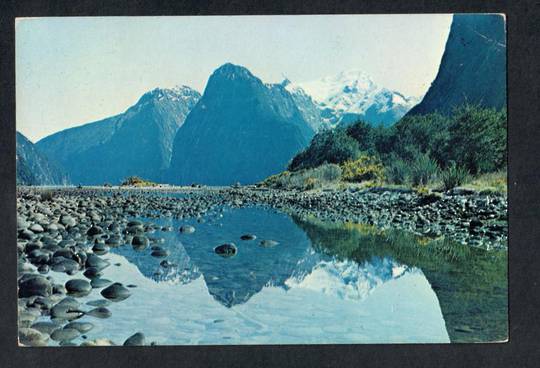Modern Coloured Postcard by Gladys Goodall of the Elephant the Lion and Pembroke at Milford Sound. - 444426 - Postcard