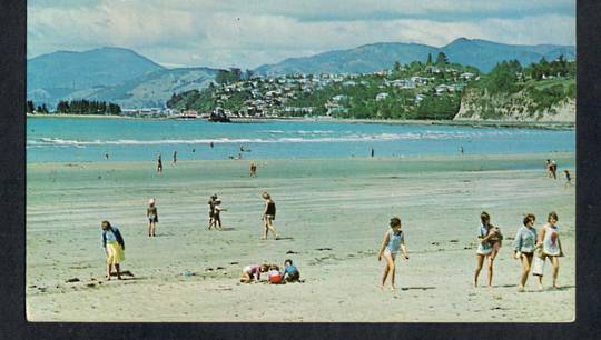 Modern Coloured Postcard by Gladys Goodall of Tahunanui Beach Nelson. - 444427 - Postcard